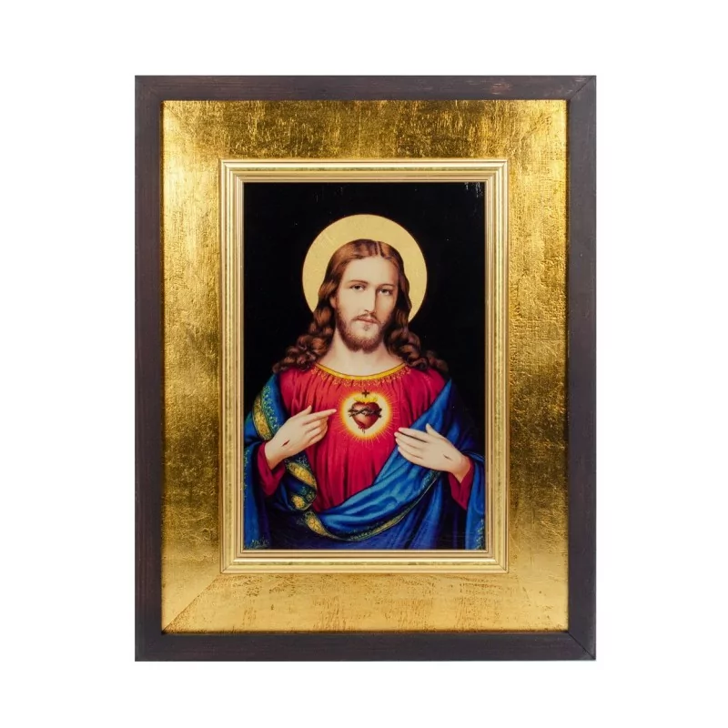 Obraz Ikona Serce Jezusa - 42 x 33 cm