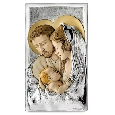 Obraz z wizerunkiem Św. Rodziny prostokątny, kolorowy, malowany | Pamiątki na rózne okazje
