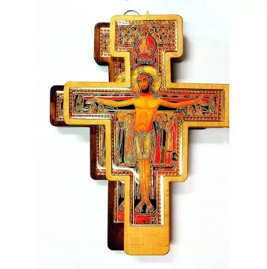 Krzyż Franciszkański (San Damiano) na ścianę | Dewocjonalia katolickie