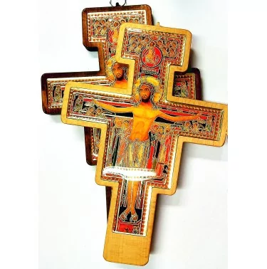 Krzyż Franciszkański (San Damiano) na ścianę | Dewocjonalia katolickie