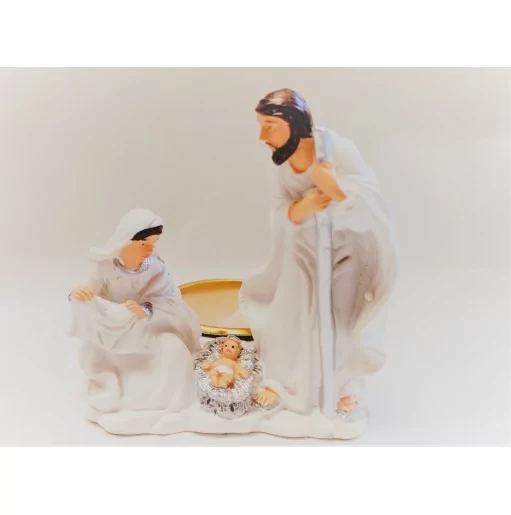 Figurka św. Rodzina - ze świeczką - Boże Narodzenie