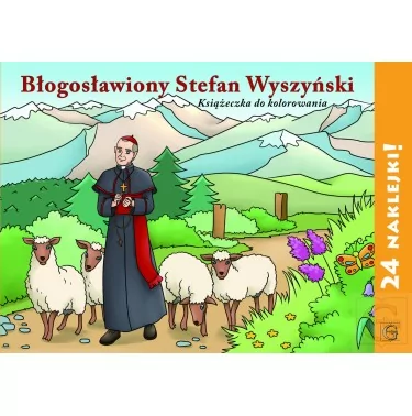Kolorowanka z naklejkami - Bł. Stefan Wyszyński
