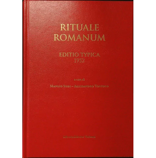 Wydanie typiczne (wzorcowe) ostatniego przed-soborowego Rytuału Rzymskiego z 1952 roku | Księga liturgiczna