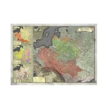 Mapa Historyczna - I Rzeczypospolita 1770 r. (A2)
