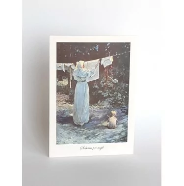 Obrazki z życia Jezusa i Maryi seria IX – „Sobotni promyk” 4 szt. - Piotr Stachiewicz