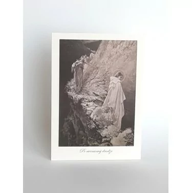 Seria VI - Obrazki z życia Jezusa i Maryi, autorstwa Piotra Stachiewicza zawiera 4 pocztówki – obrazki | Po cierniowej drodze