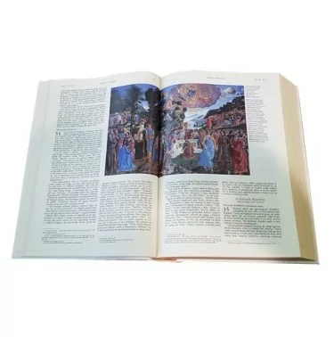 Biblia Tysiąclecia - Ilustrowana obrazami z Muzeów Watykańskich (biała)