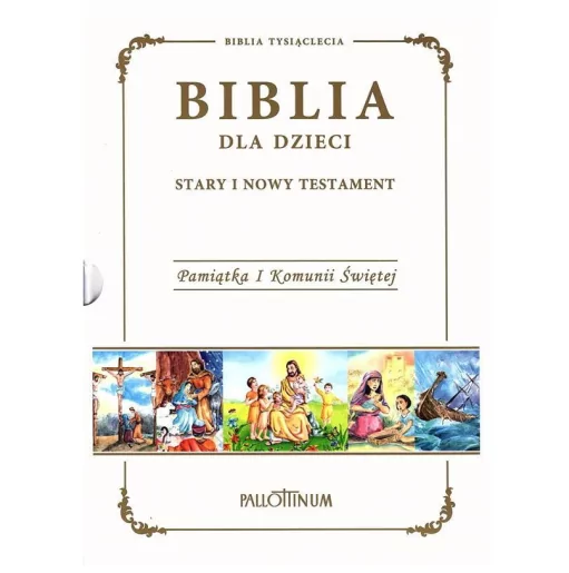 Biblia Tysiąclecia dla dzieci - Pamiątka I Komunii świętej | Księgarnia