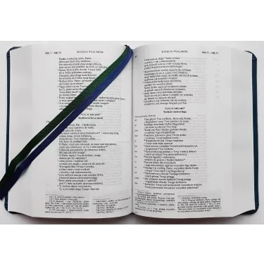 Biblia Tysiąclecia (Travel) - Pismo Święte Starego i Nowego Testamentu - granatowa