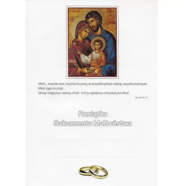 Biblia Tysiąclecia - Pamiątka Sakramentu Małżeństwa