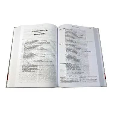 Rodzinna Biblia Tysiąclecia - bordowa