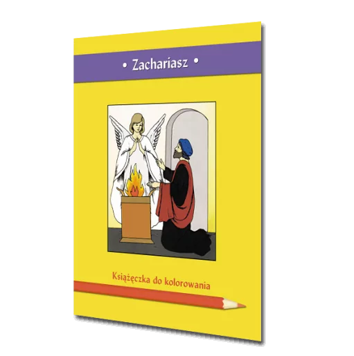 Zachariasz - książeczka religijna do kolorowania kolorowanka