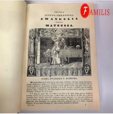 Biblia Ks. Jakuba Wujka TJ - Reprint 1844 | Pismo Święte NT