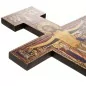 Złocona ikona Krzyż Świętego Damiana - 20 cm