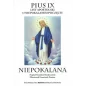 Encyklika dogmatyczna o Niepokalanem Poczęciu Ineffabilis Deus - Pius IX + wiersze Stanisław Berdyszyński