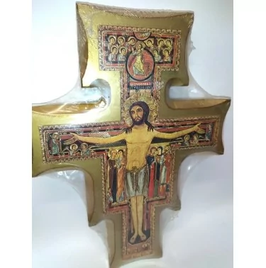 Krzyż Franciszkański (San Damiano) na ścianę. 26 cm