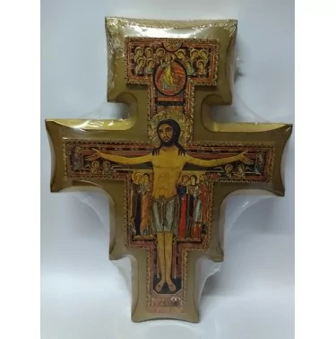 Krzyż Franciszkański Świętego Damiana wiszący | Dewocjonalia, Ikony