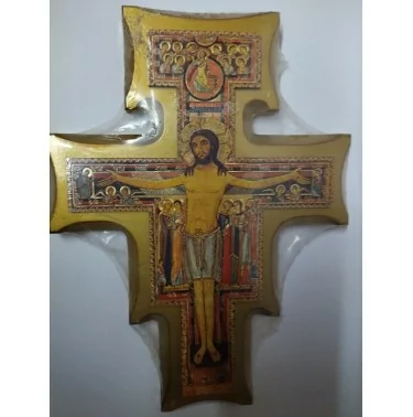Krzyż Franciszkański Świętego Damiana wiszący | Dewocjonalia, Ikony