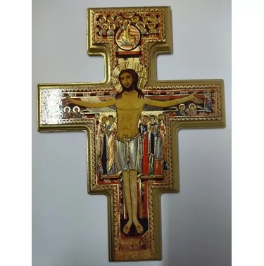 Krzyż Franciszkański Św Damiana na ścianę | Dewocjonalia