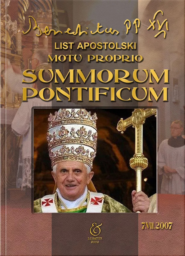 Motu Proprio Benedykta XVI Summorum Pontificum - PDF do pobrania