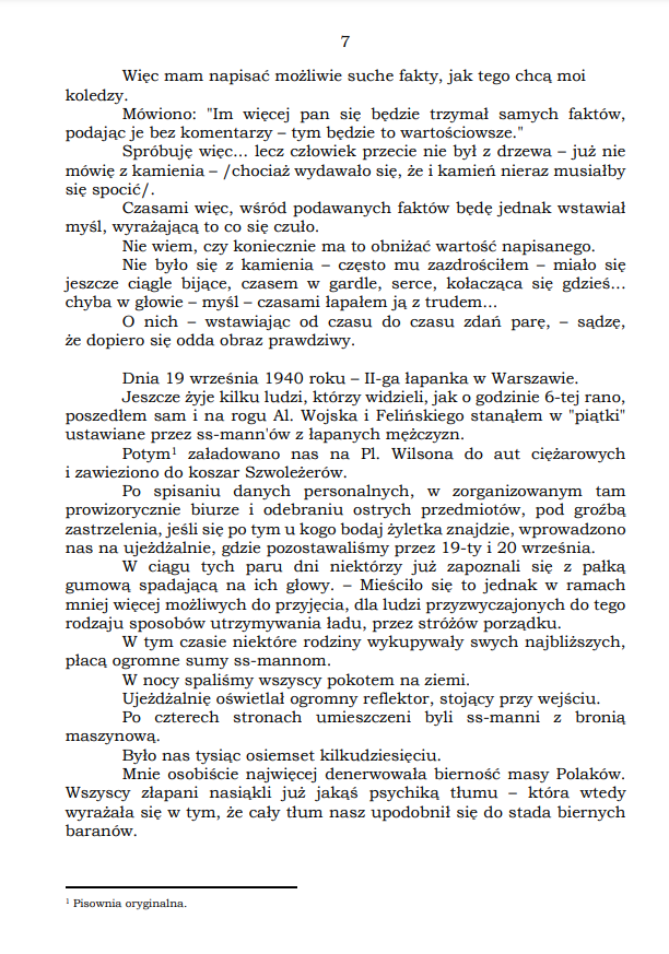 Witold Pilecki - Raporty z Aushwitz fragment